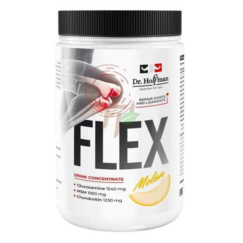 Спортивная добавка для суставов и связок. Dr Hoffman Flex. Dr. Hoffman Flex (дыня, 400 г). Joint Flex для суставов. Flex хондропротектор.