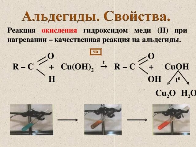 Альдегиды реагенты