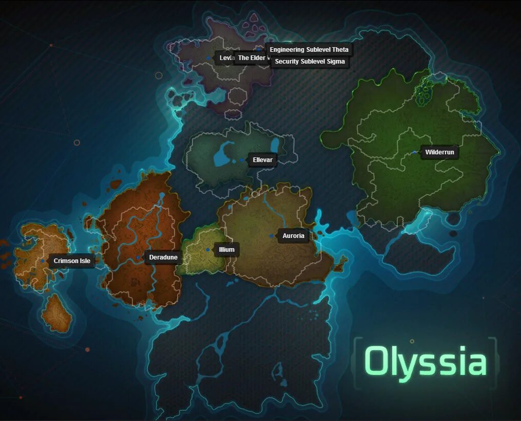 Wildstar Dominion. Leveling zones