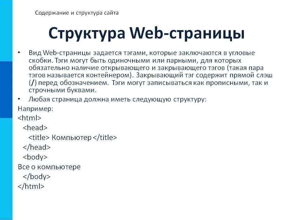 Страницами являются страницы сайта которые. Структура веб страницы. Структура вэбстраницы. Структура web сайта. Структура ВПБ страницы.