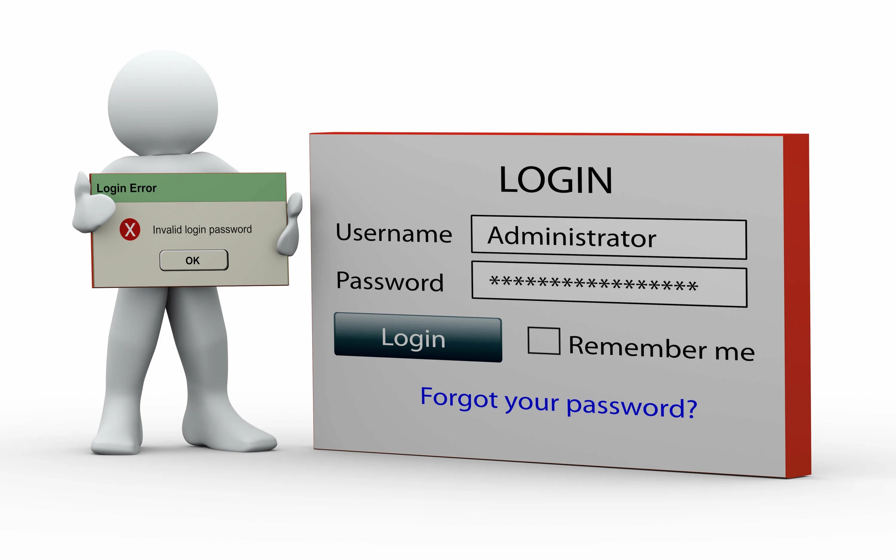 Invalid login or password.. Error: Invalid login. Invalid username. Username or password is Incorrect.