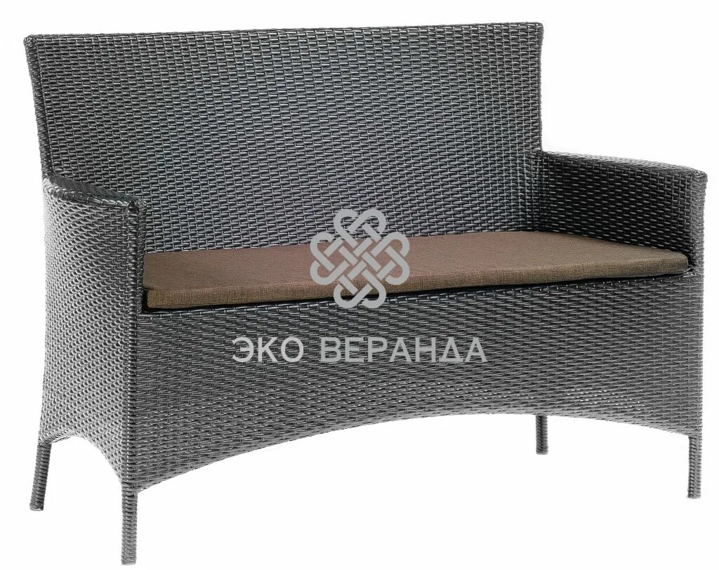 Диван из ротанга 2 х. Скамья анкор из экоротанга. скамья из искусственного ротанга. скамейка из ротанга искусственного.