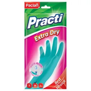 Перчатки резиновые paclan practi