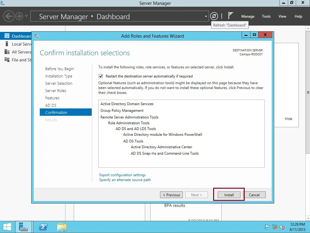 Add to installation
