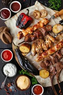 Кавказская кухня шашлык