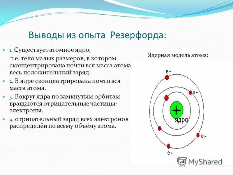 Контрольная работа атомное ядро 9 класс