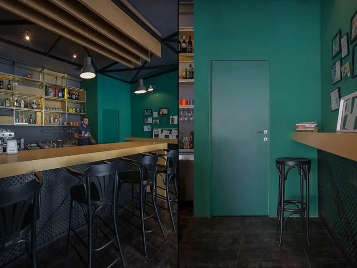 Зеленая стена в баре. Потолок в баре. Зеленый цвет стен в баре. Темно зеленые стены в барах.