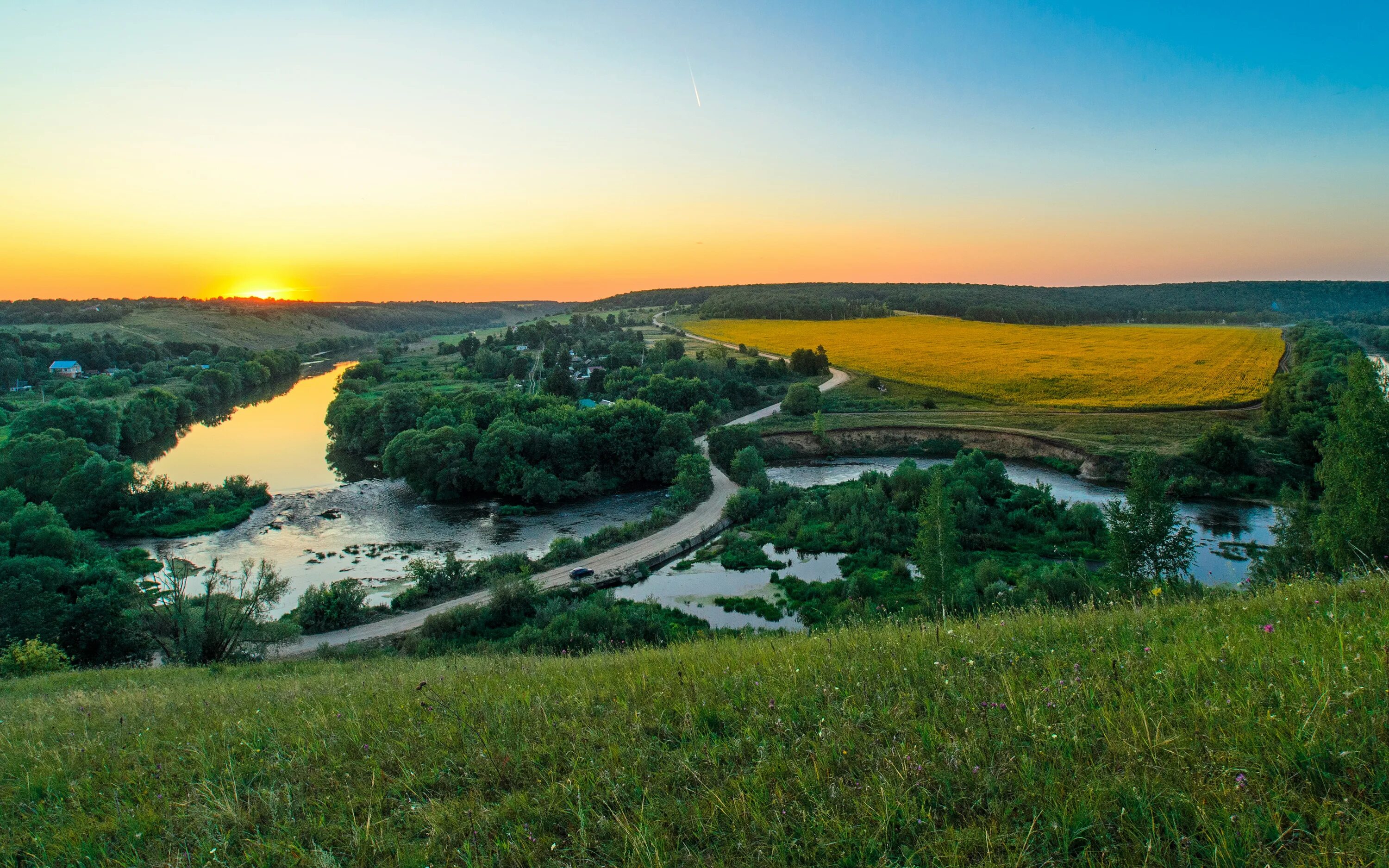 Ландшафт Белгородской области. Пейзажи среднерусской природы. Природные ландшафты России. Природа Донского края.