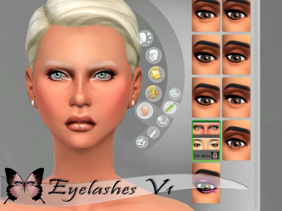 Sims eyelashes