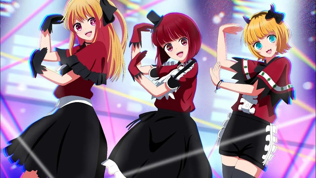 Айдол звёздное дитя. B-komachi реальная группа. New b komachi. Oshi no ko dance. Oshi no ko dance.