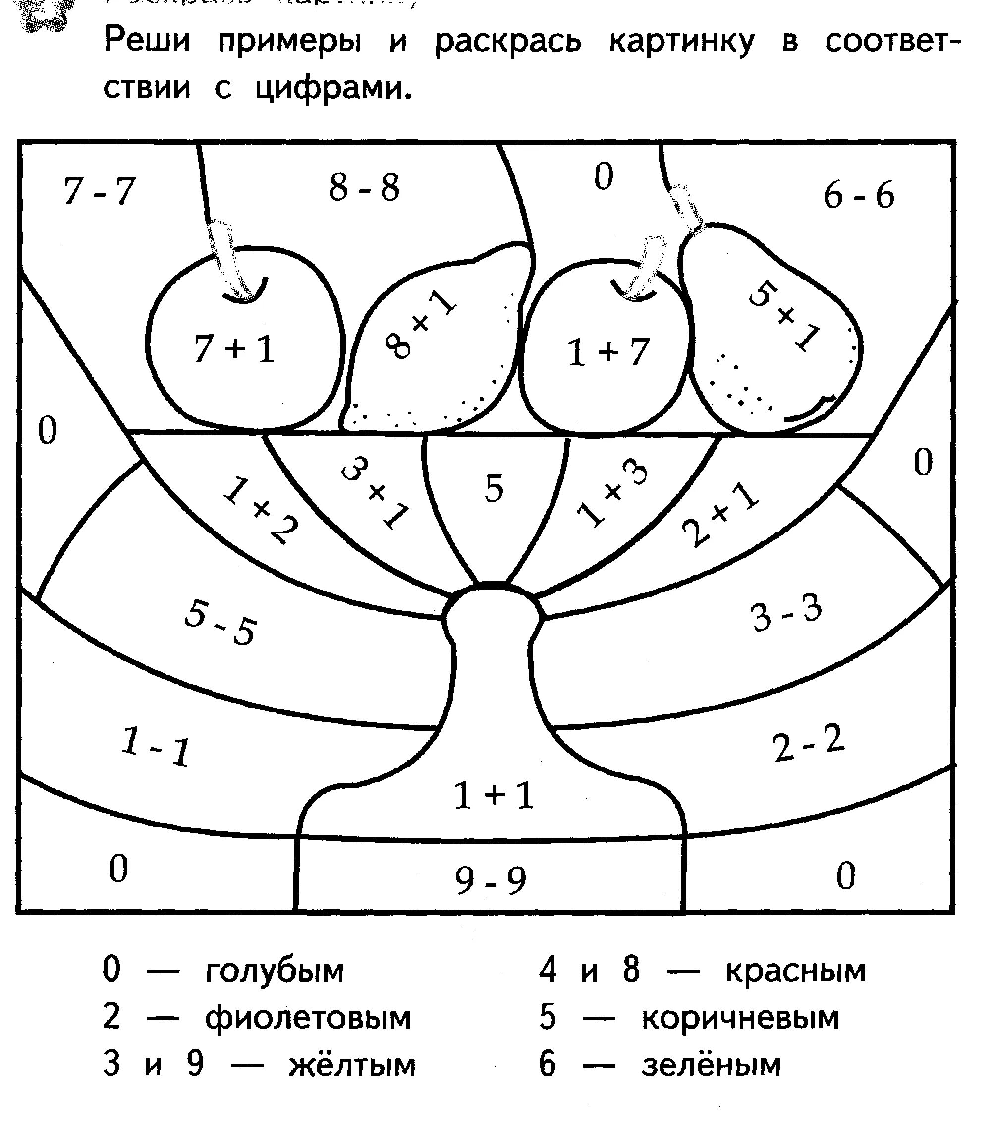 Решение примеров раскраска. Математическиерасскраски для дошкольников. Математические раскраски для дошкольников. Раскраска математика для дошкольников. Сосчитай и раскрась для дошкольников.