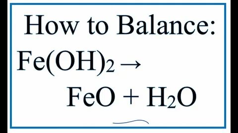 Feo соответствующее основание