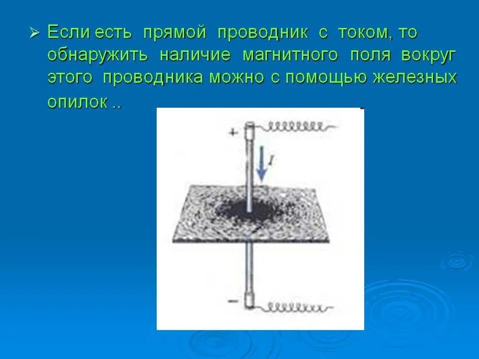 Силовые линии магнитного поля прямого проводника с током. Линии магнитного поля прямого проводника с током. Магнитные линии вокруг прямого проводника с током. Магнитное поле проводника с током физика 8 класс. Вокруг любого проводника с током существует