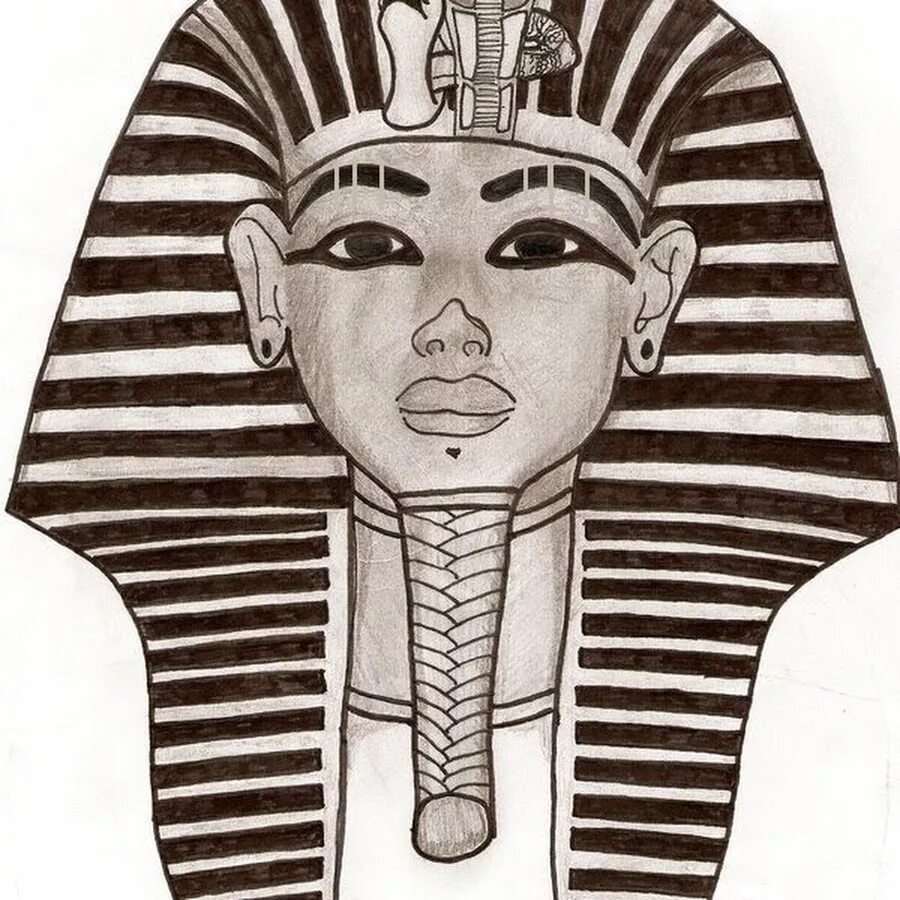 Маска фараона рисунок 5. Фараон Египта Тутанхамон эскиз. Фараон Египта Тутанхамон изо 5 класс. Маска фараона Тутанхамона. Маска фараона Тутанхамона рисунок.