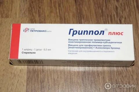 Гриппол плюс вакцина инструкция
