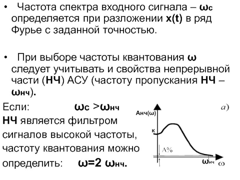 Частота входного сигнала