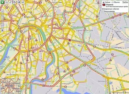 Карты пробки проложить маршрут