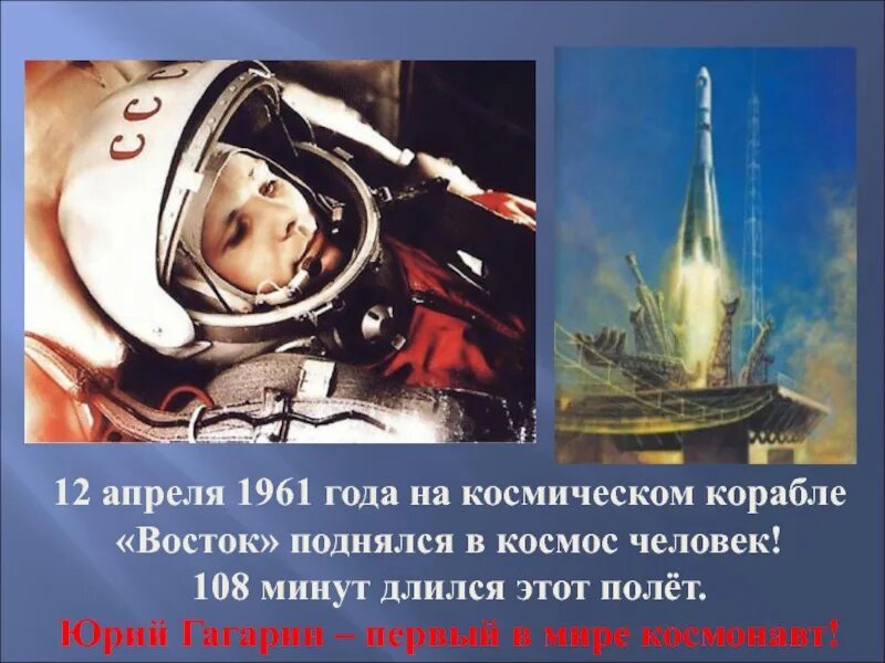 Белорусская полетела в космос. Гагарин 12 апреля 1961. 12 Апреля 1961 года (полет ю.а. Гагарина. 12 Апреля первый полет человека в космос.