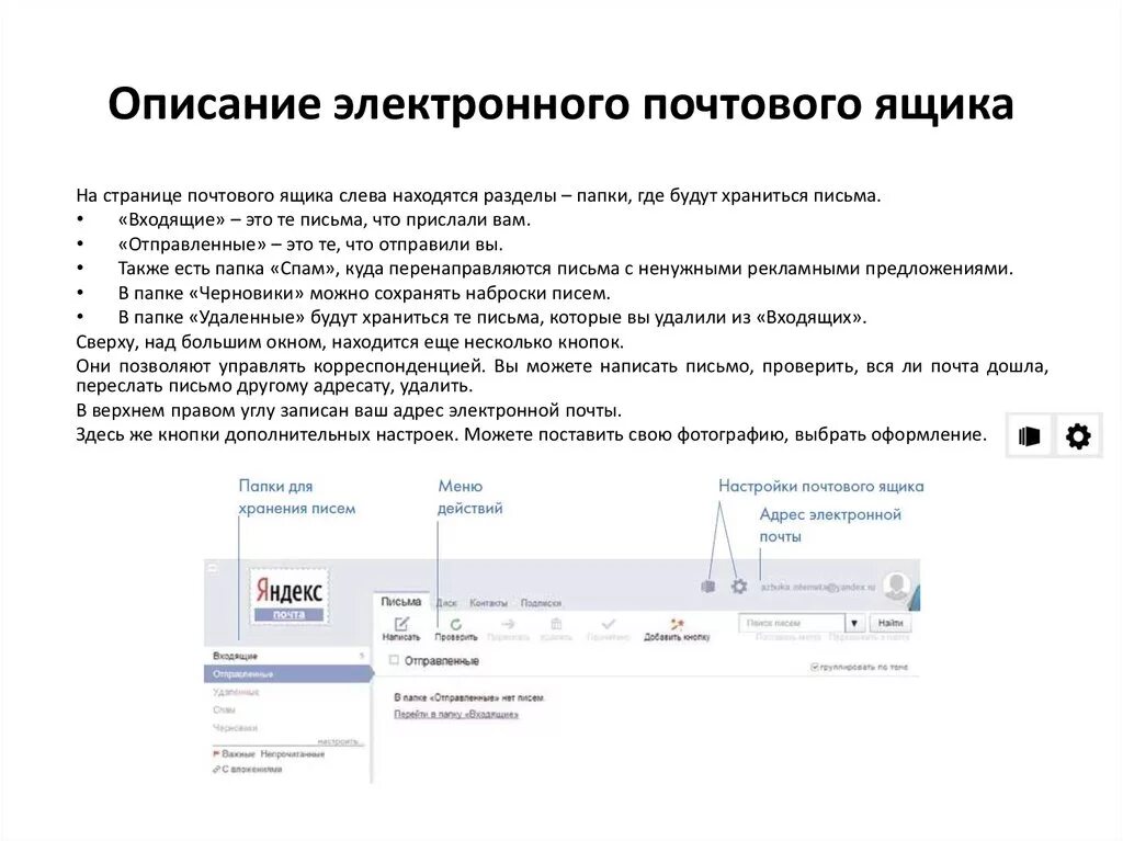 Информацию направлять на электронный