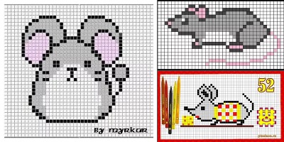 мышка по клеточкам