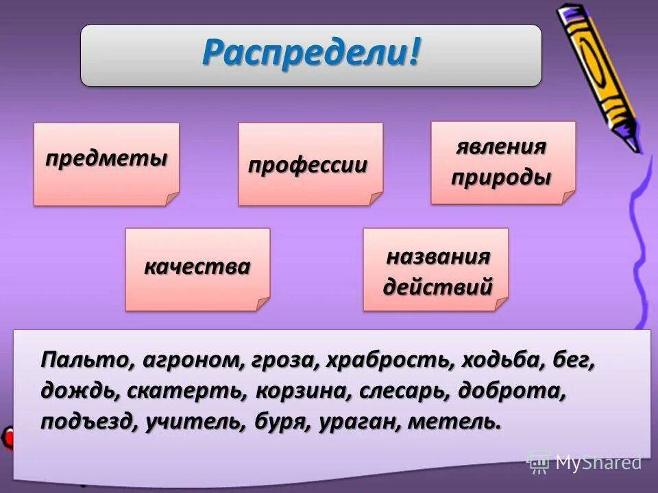 Существительные обозначающие явление природы