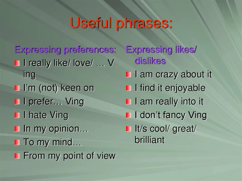 Like expression. Фразы like and Dislike. Фразы с to be. Expressing preferences. Likes Dislikes phrases.