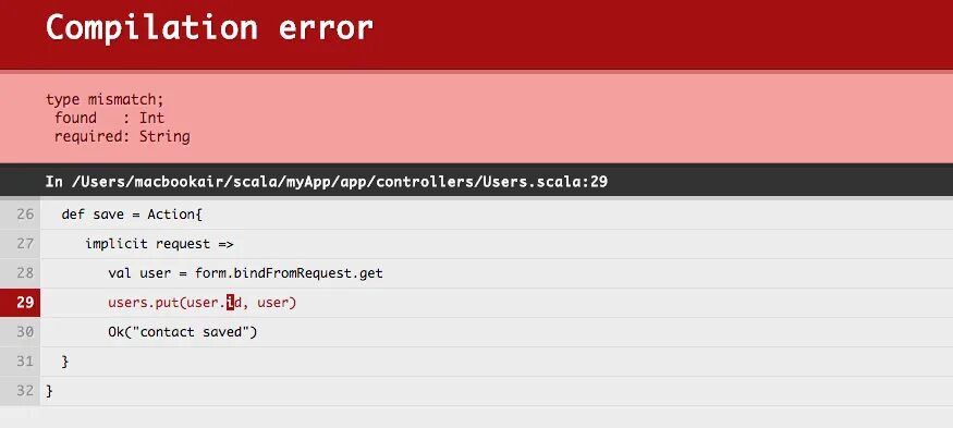 An integer is required
