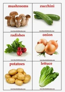 Vegetables на английском языке