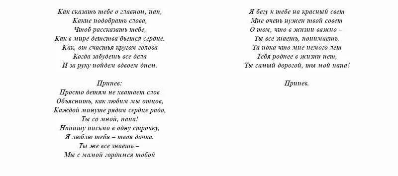 Как сказать тебе о главном пап песня