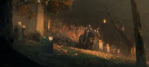 4K, horse, skeleton, fantasy art, ArtStation, lantern, Jose Borges, artwork, unde...