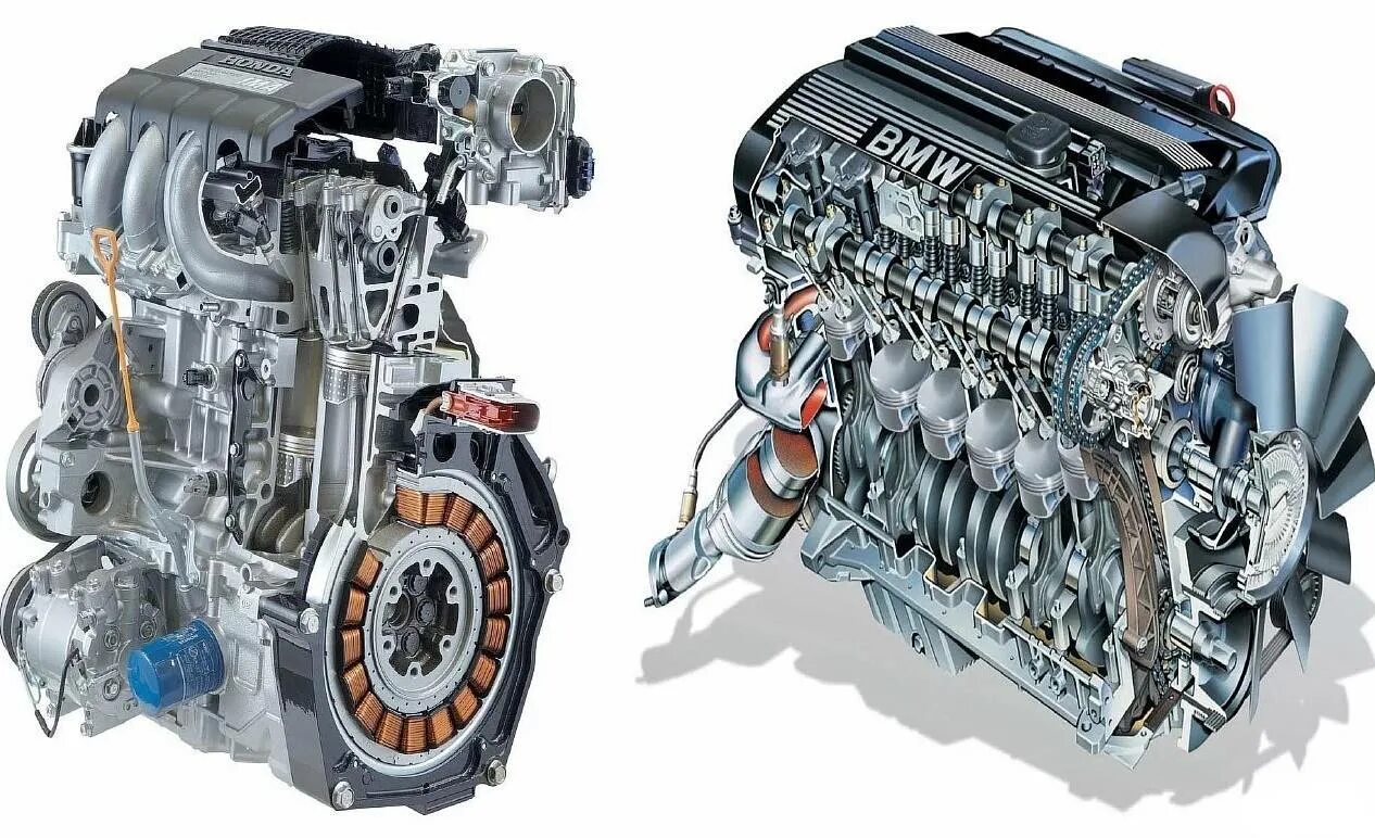 Бензиновые и дизельные двигатели внутреннего сгорания. Дизель Тип двигателя. Рядный бензиновый двигатель. Дизельный автомобильный двигатель.