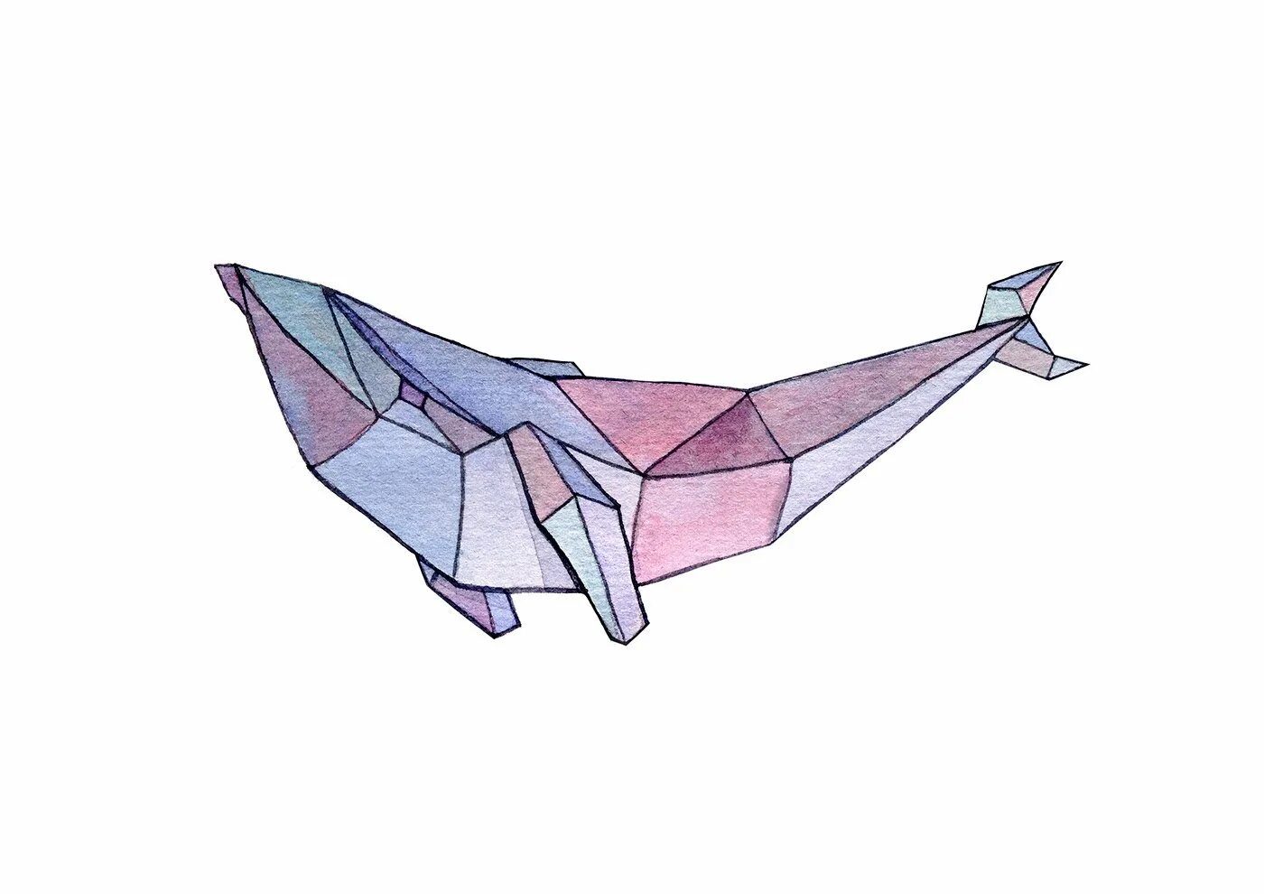 Оригами рисунок. Геометрические рисунки. Геометрический стиль рисования. Геометрический кит. Геометрические животные.