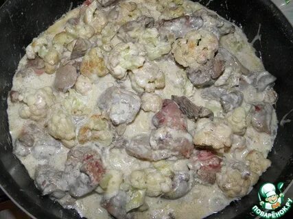 Говяжья печень с капустой