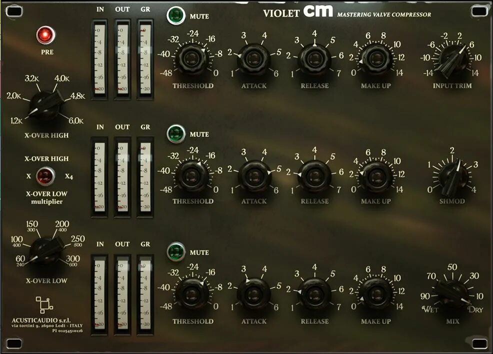 Multiband compressor. Acustica audio - violet cm 260. scarlet 4 vst. acustica audio - diamond lift 4 2025. mms multiband compressor vst.