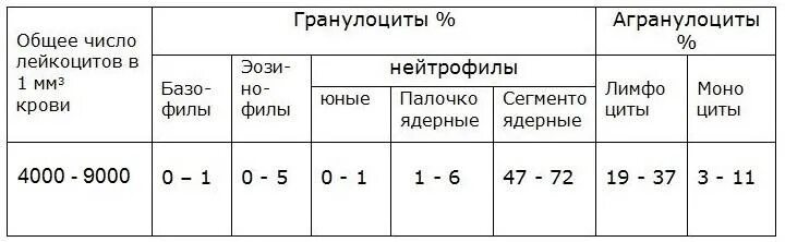 Сколько лейкоцитов у мужчины. Показатели лейкоцитарной формулы в норме. Таблица нормальной лейкоцитарной формулы. Нормальные показатели лейкоцитарной формулы у взрослых. Показатели крови норма лейкоцитарная формула.