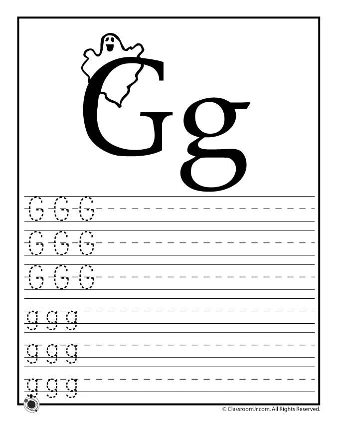 Write g