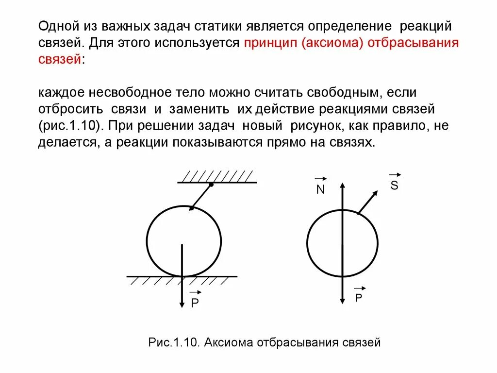 Аксиомы принципы. Несвободное тело техническая механика. . Свободные и несвободные тела, связи и реакции связей.. Несвободное тело связи их реакции типы связей. Свободное и несвободное тело связи и их реакции техническая механика.