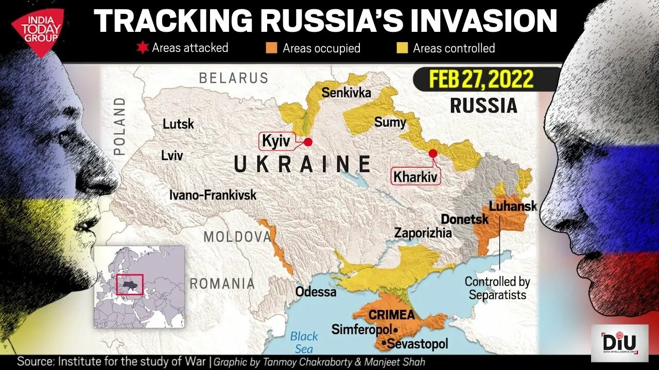 Why Russia is invading Ukraine. Stand with Ukraine. Russian tracking