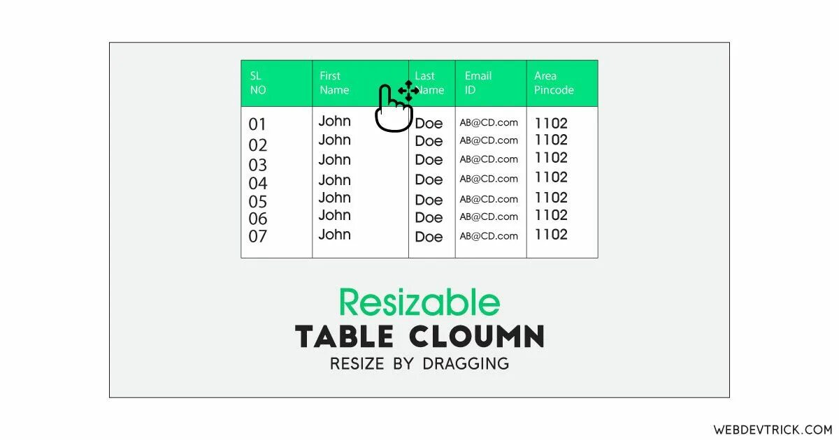 Css table cell. Ширина td. column table. resize both css. select cells drag table js.