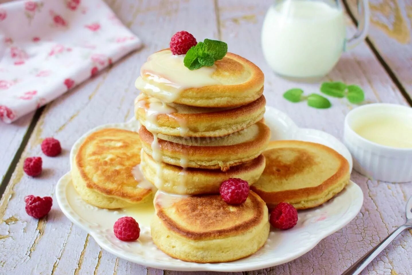 Оладьи на кефире как у бабушки.Сладкое настроение!! Вкусные,простые рецепты Дзен
