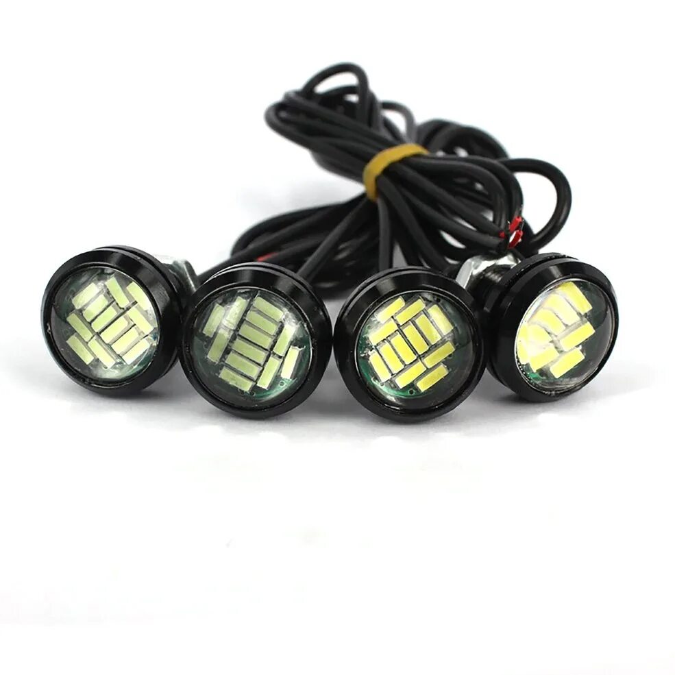 Ходовые огни Орлиный глаз 2-SMD шт. Ходовые огни led DRL (Eagle Eye) 10lamp 12v w+y. Дневные ходовые огни 10 led "grande Light" желтый (260*6*30 мм). Светодиодные лампы Eagle Eye led. Дхо drl