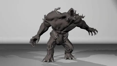 3d animation monster