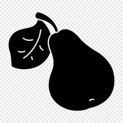 Cooking, food, fruit, kitchen, meal, pear, Fruits and Vegetables Silhouette icon, png PNGWing