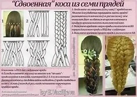 Дракончик косичка схема