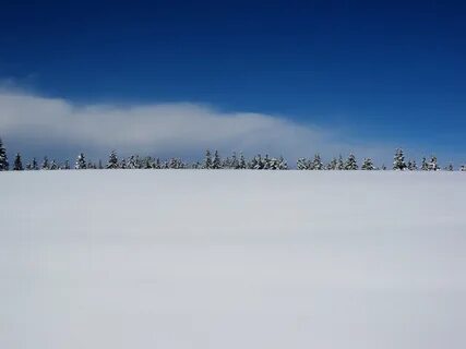 Снежная равнина белая луна