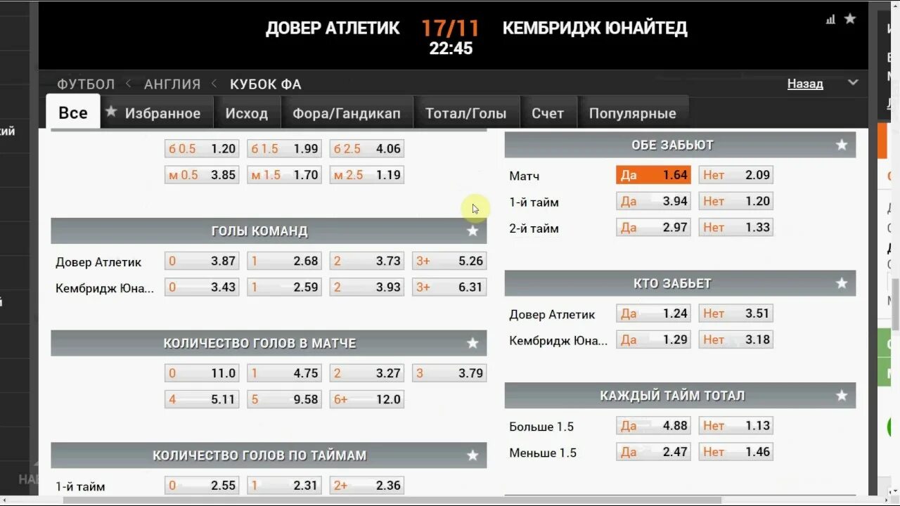Исход 1х2 основное время. Обе забьют футбол. Тотал голов счет матча. Фора 2 0. Покер трик в футболе.