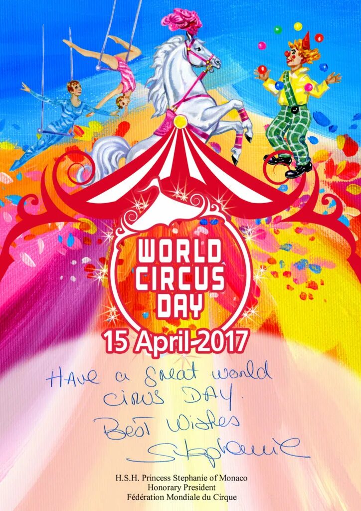 День цирка в 2024 году. День цирка. С днем цирка картинки. World Circus Day. Всемирный день цирка картинки.