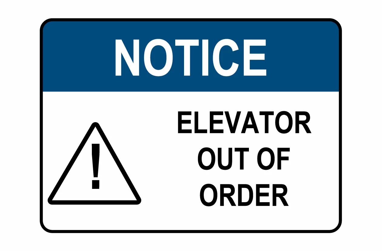 Order signs. Out of order. Elevator out of order. Out of order sign. Out of order (ООО) номер'.