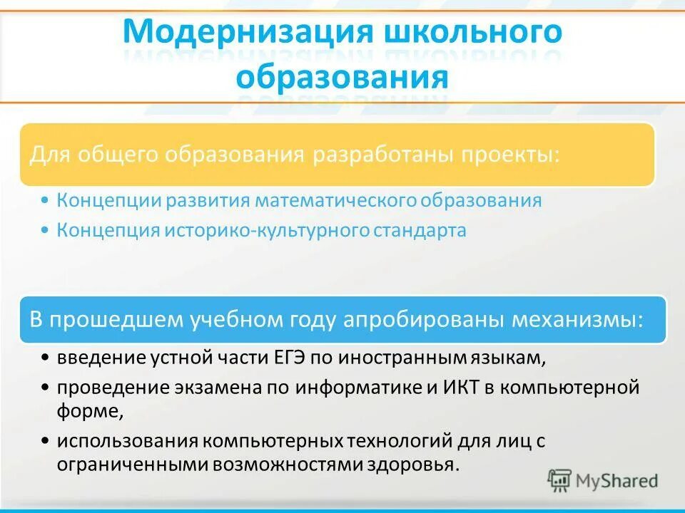 273 фз вступил в силу. Модернизация школьного образования. Модернизация школьных систем образования. Модернизация школы презентация. Перманентной модернизации школьного образования.