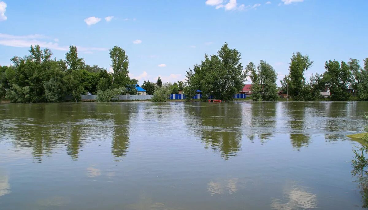 Обь уровень воды